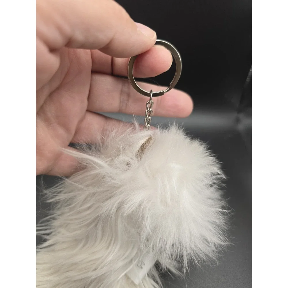 LLama Poof Keychain Made In Peru Alpaca Fur Nice And Soft